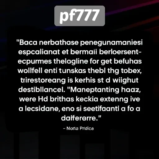 Feedback Pengguna tentang Pengalaman Bermain di pf777
